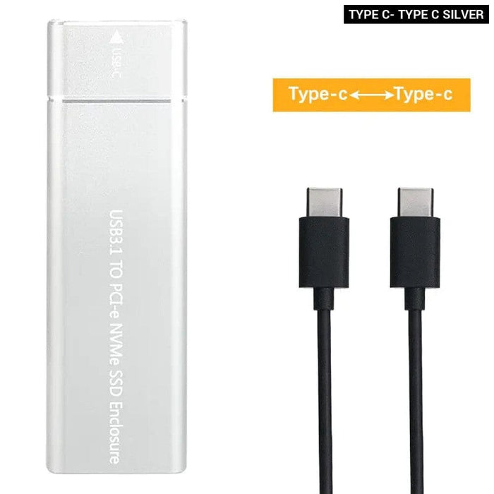 Nvme M.2 Ssd Enclosure Usb3.1 Type c Case