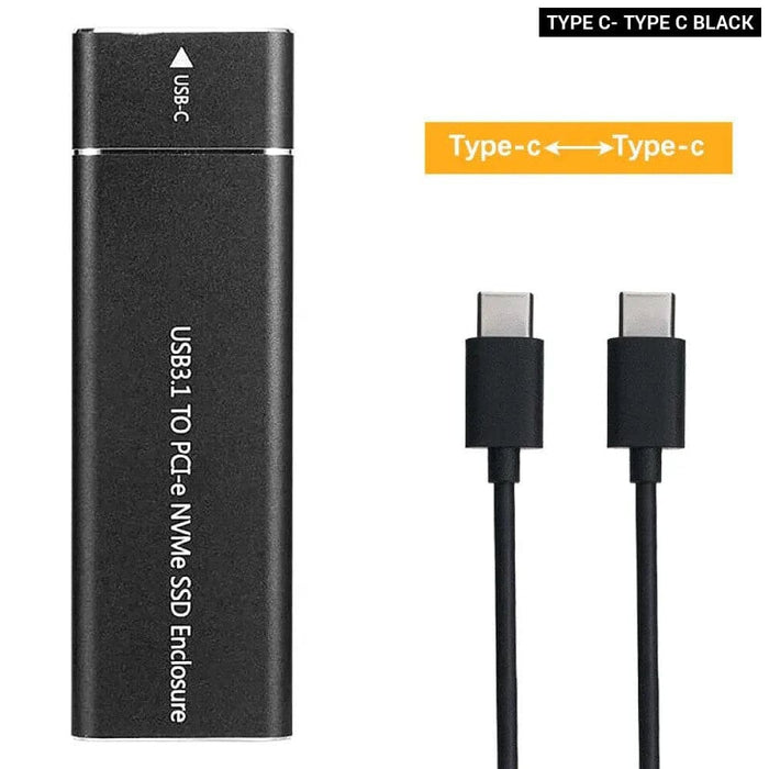 Nvme M.2 Ssd Enclosure Usb3.1 Type c Case