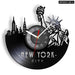 Nyc Skyline Vinyl Record Wall Clock