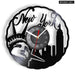 Nyc Skyline Vinyl Record Wall Clock