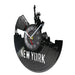 Nyc Skyline Vinyl Record Wall Clock