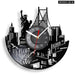 Nyc Skyline Vinyl Record Wall Clock