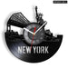 Nyc Skyline Vinyl Record Wall Clock