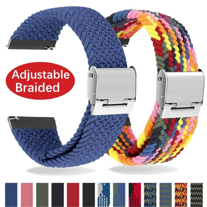 Nylon Braided Bracelet Band for Samsung Galaxy Watch Huawei
