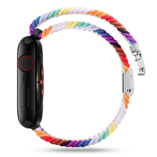 Nylon Braided Solo Loop Bracelet Strap For Apple Watch