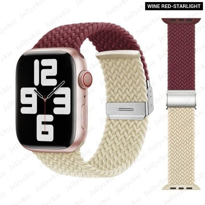 Nylon Correa Braided Loop for Apple Iwatch