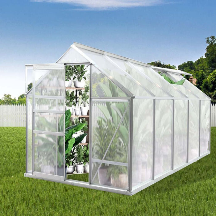Nz Local Stock- Greenhouse Aluminium Walk In Green