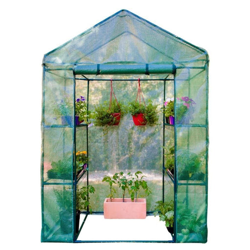 Nz- Local Stock- Walk in Greenhouse with Pe Mesh Cover