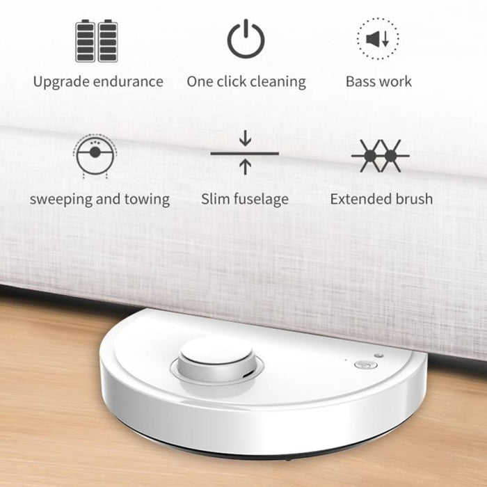 Ob12 Household Intelligent Usb Charging Sweeping Robot White