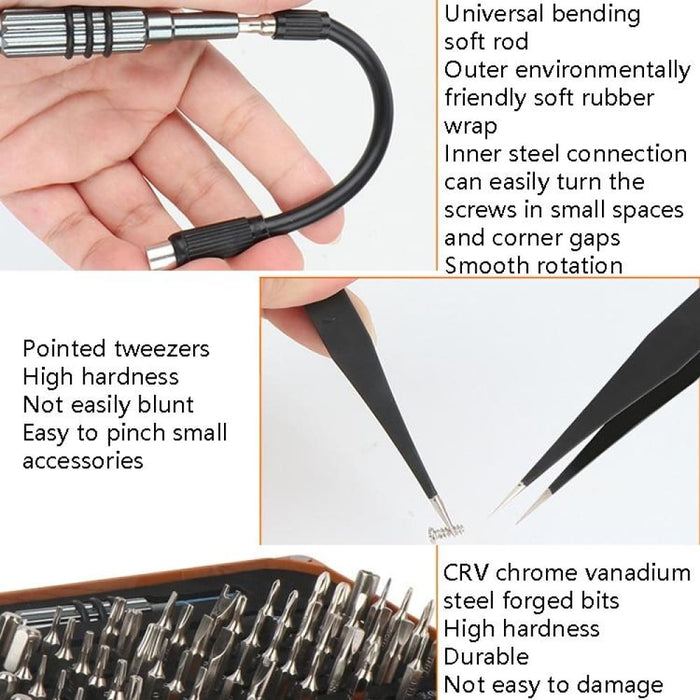 Obadun 9801 68 In 1 Screwdriver Set Manual Batch Glasses
