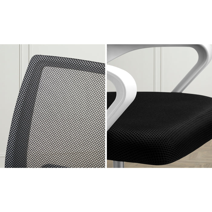Office Gaming Chair Computer Mesh Chairs Executive Foam White & Black