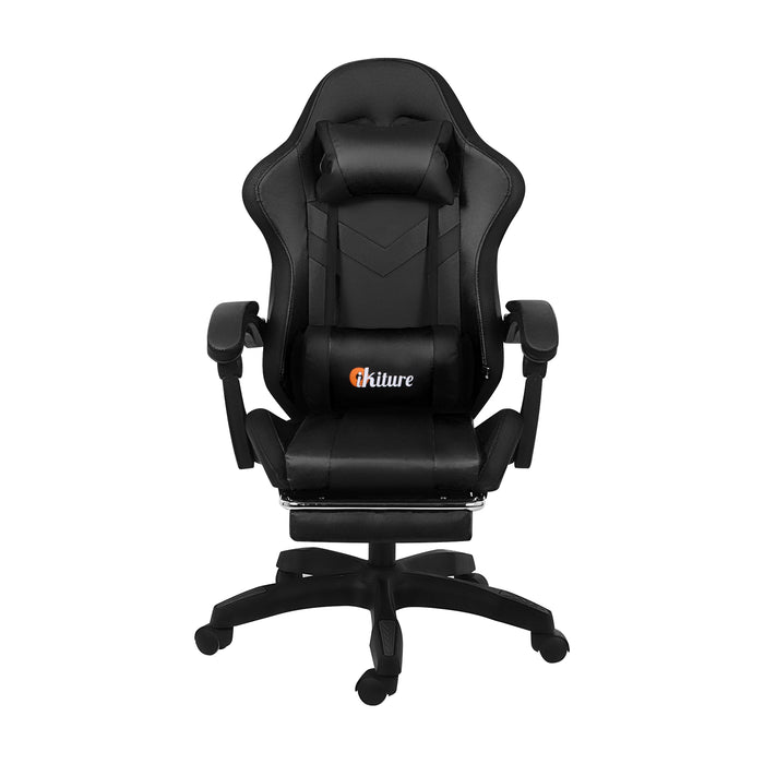 Gaming Chair 7 Rgb Led 8 Points Massage Racing Recliner Office Computer