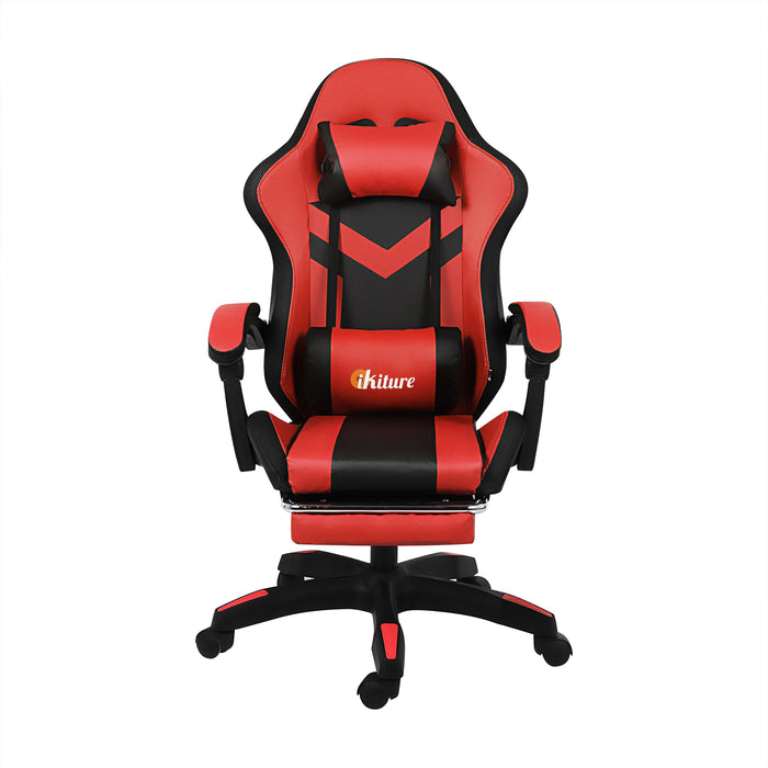 Gaming Chair 7 Rgb Led 8 Points Massage Racing Recliner Office Computer