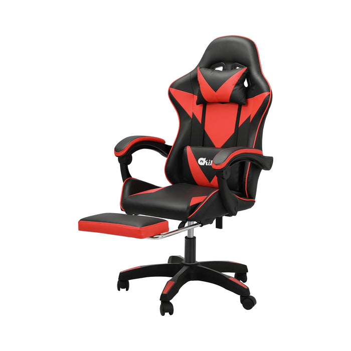 Gaming Office Chair Massage Racing Recliner Computer Work Armrest Seat