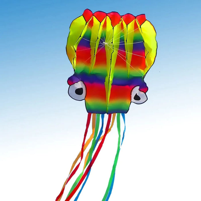 3d Octopus Soft Kite 5m Giant with 100m Tire Line Kites