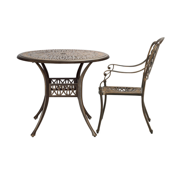 Outdoor Furniture 5 Piece Dining Set Chairs Table Bistro Set Patio Garden