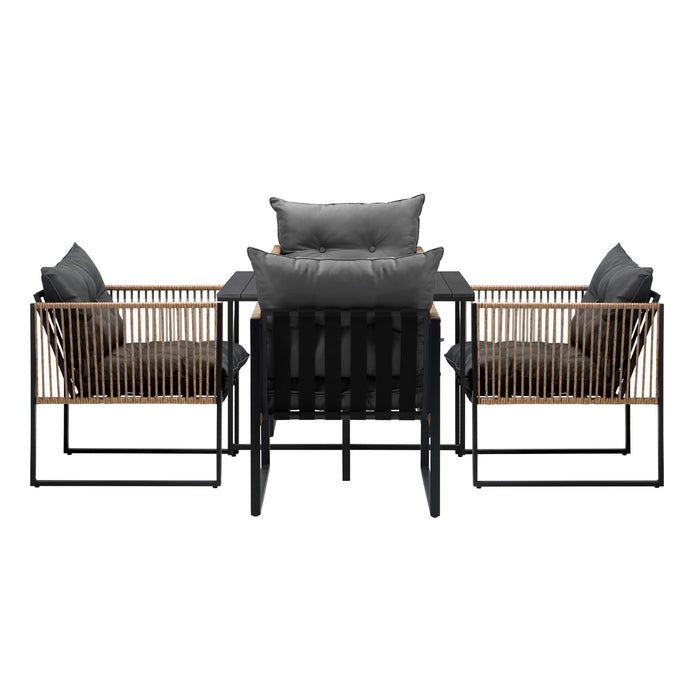 4 Seater Outdoor Dining Set Patio Furniture Garden