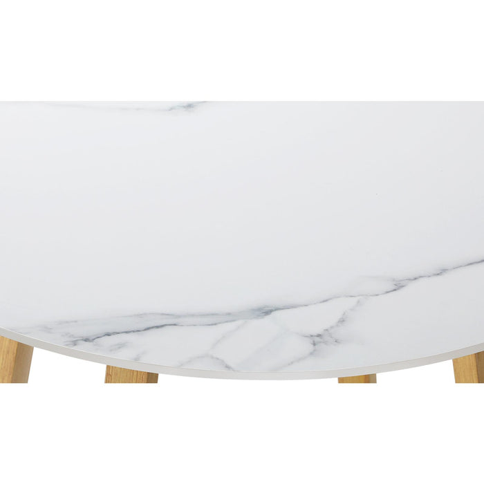 5Pcs Outdoor Dining Setting 90Cm Table Lounge Chairs Patio Furniture Set