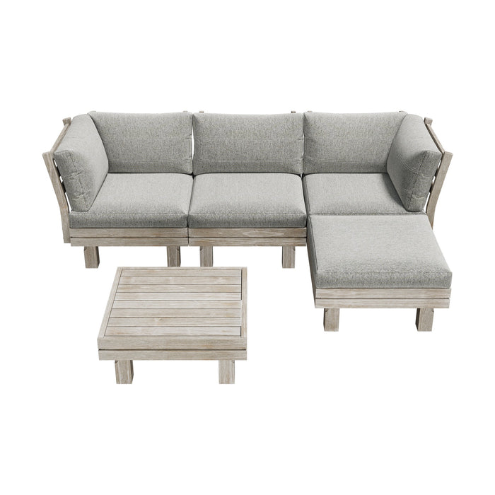 4 Seater Outdoor Sofa Set Lounge Setting Table Chair Patio Furniture