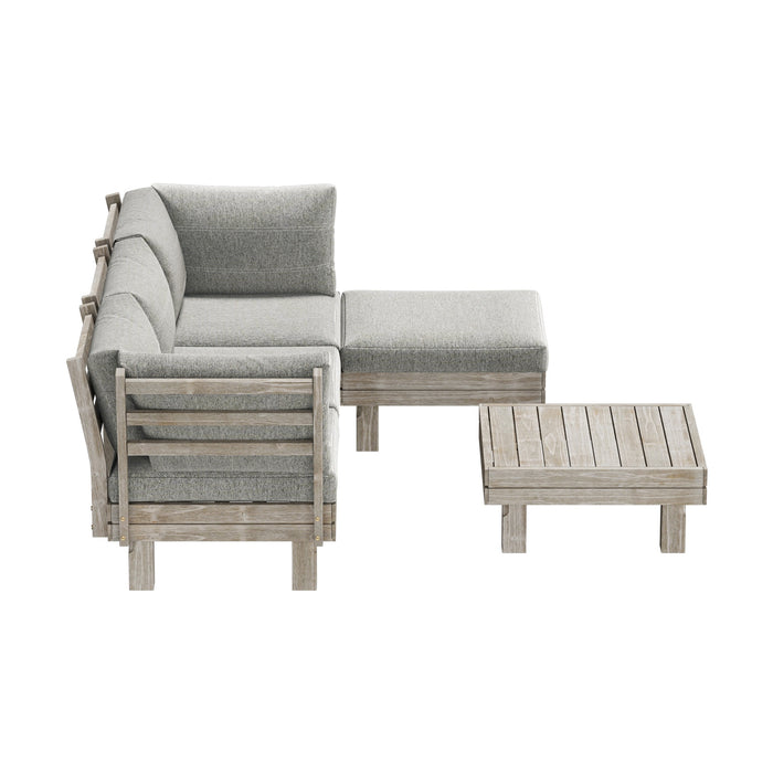 4 Seater Outdoor Sofa Set Lounge Setting Table Chair Patio Furniture