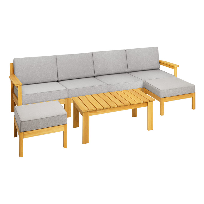 Outdoor Furniture Sofa Set Garden Lounge Patio Furniture Setting 7 Piece