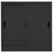 Office Cabinet with Sliding Door Anthracite 90x40x90 Cm