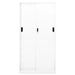 Office Cabinet With Sliding Door White 90x40x180 Cm Steel