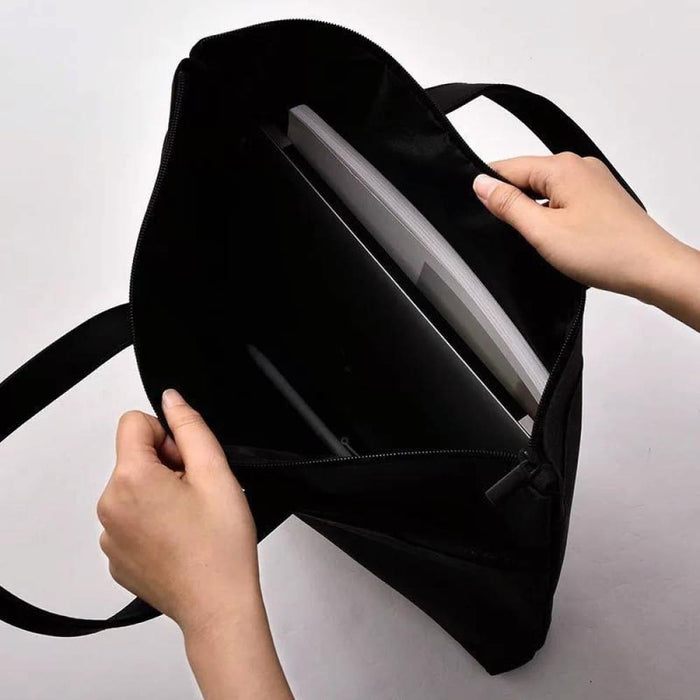 Office Portable Zipper Document Double Layer Conference