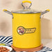 Oil Filter Deep Fryer Pot With Rack And Lid
