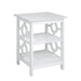 Oliver 2-tier Bedside Table - White