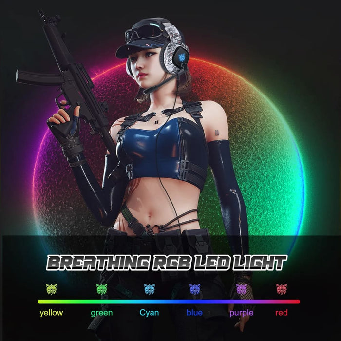 Onikuma K19 Wired Gaming Headset with Noise Cancelling Mic