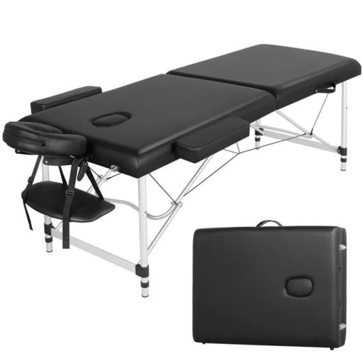 Onirest 2 Fold Adjustable Portable Massage Bed Black