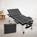 Onirest 3 Fold Adjustable Portable Massage Bed Black