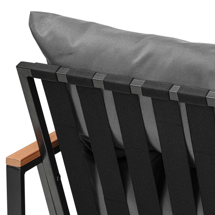 3Pcs Outdoor Furniture Lounge Setting Sofa Chairs Patio Dining Bistro Set