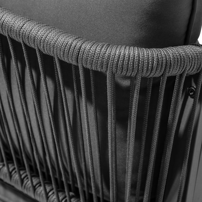 4Pcs Garden Outdoor Furniture Setting Lounge Patio Sofa Table Chairs Set