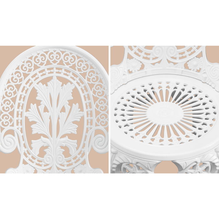 Outdoor Dining Chairs Setting Bistro Set Patio Garden Furniture 3 Piece