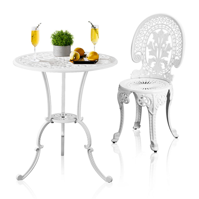Outdoor Dining Chairs Setting Bistro Set Patio Garden Furniture 3 Piece