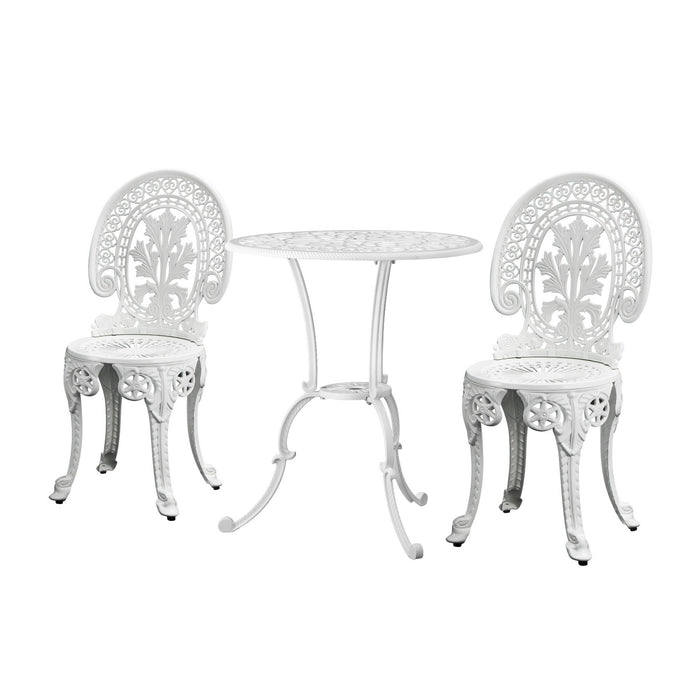 Outdoor Dining Chairs Setting Bistro Set Patio Garden Furniture 3 Piece