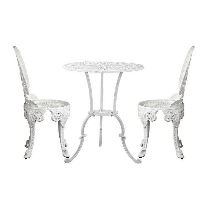 Outdoor Dining Chairs Setting Bistro Set Patio Garden Furniture 3 Piece