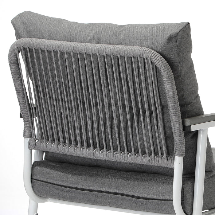 Outdoor Dining Set Patio Furniture Setting Garden Table And Chairs 3Pcs