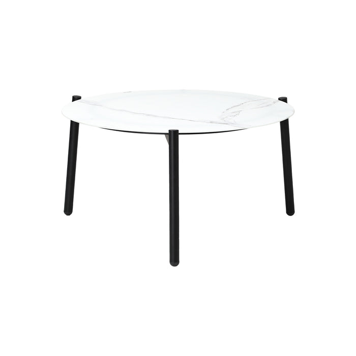 Coffee Side Marble Table Outdoor Patio Furniture Garden 70Cm Round Desk