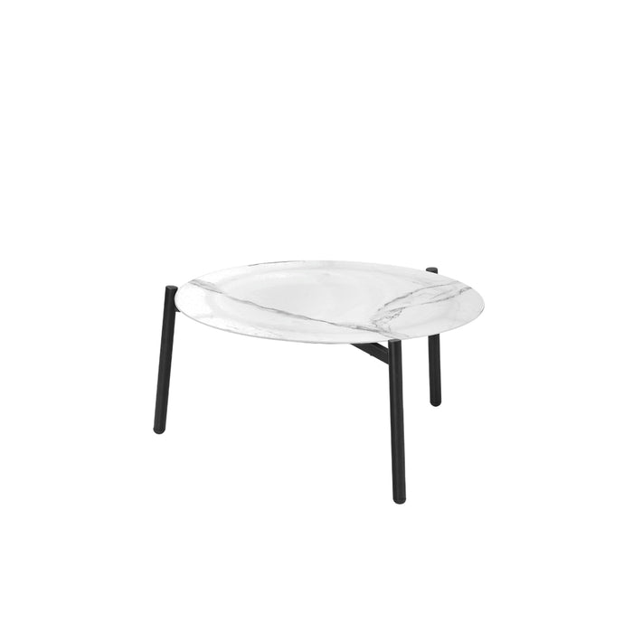 Outdoor Patio Setting 4X Chairs 70Cm Coffee Table Garden Furniture Lounge