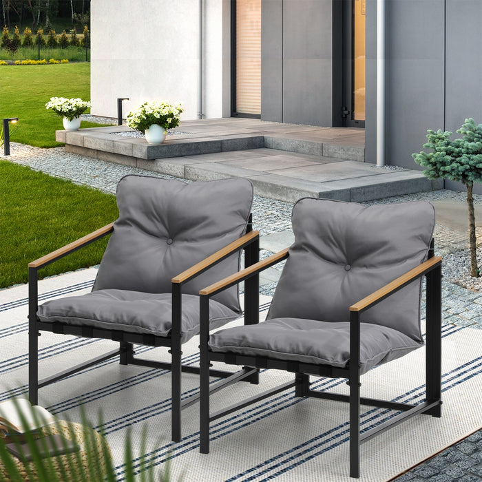 Outdoor Chairs Furniture Setting Garden Patio Armchair Lounge Sofa