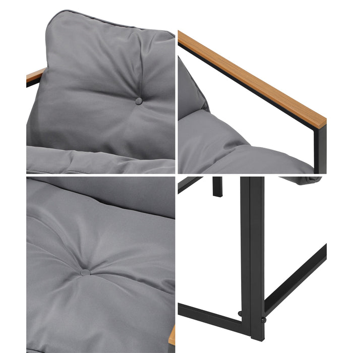 Outdoor Chairs Furniture Setting Garden Patio Armchair Lounge Sofa