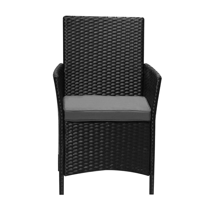 2 Pack Outdoor Dining Chairs Rattan Outdoor Patio Chairs Furniture