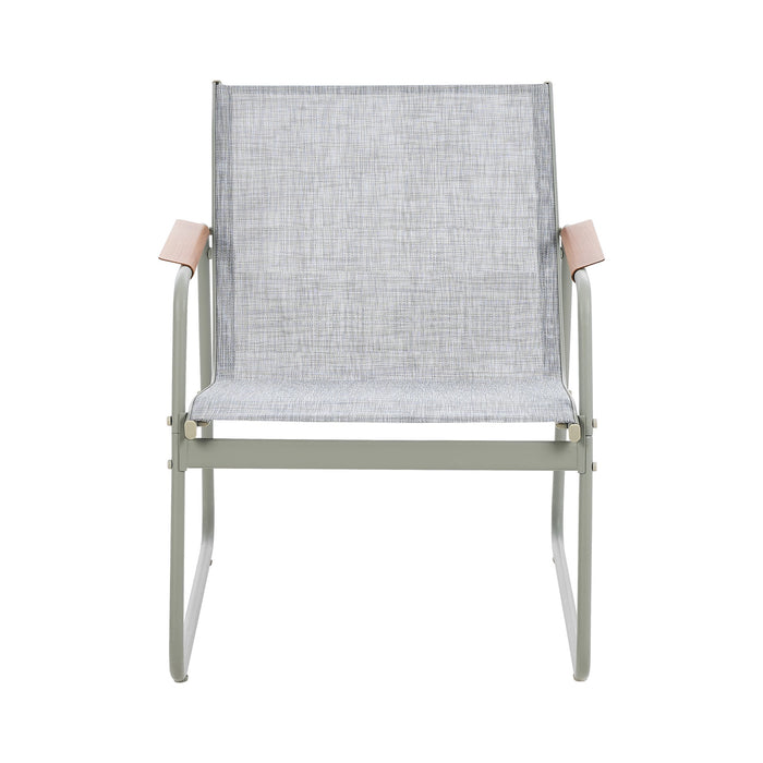 4Pcs Outdoor Armchair Patio Chairs Textilene Garden Furniture