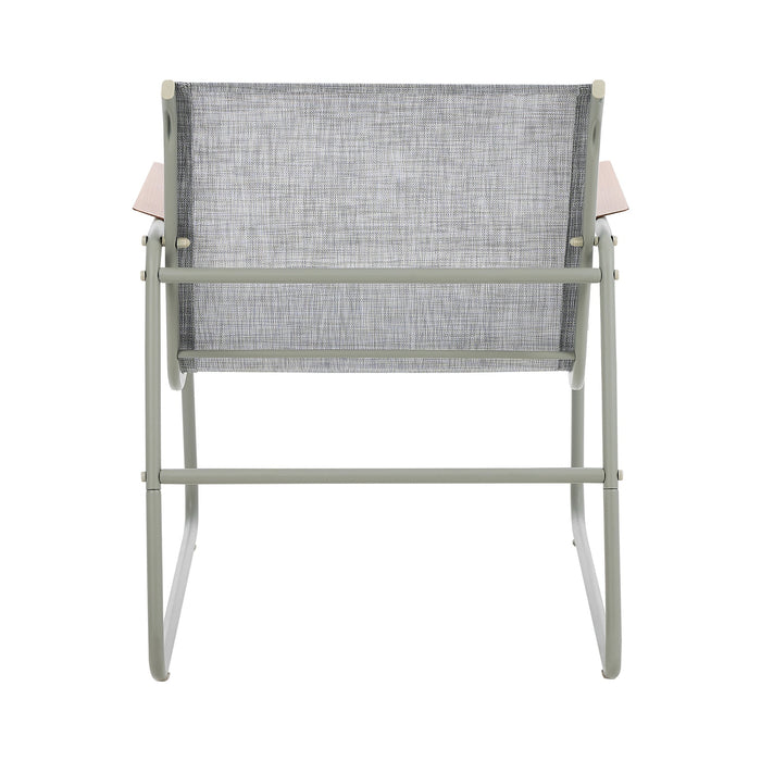 4Pcs Outdoor Armchair Patio Chairs Textilene Garden Furniture