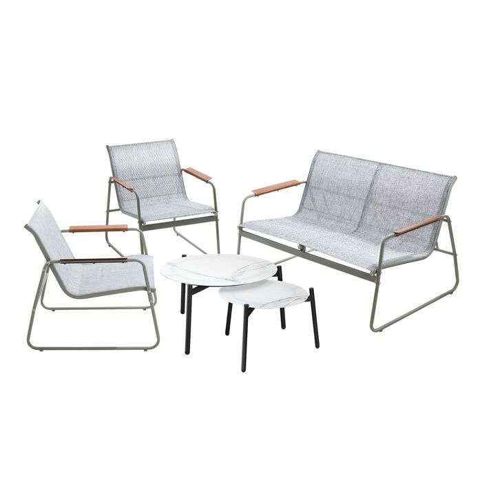 4 Seater Outdoor Lounge Setting Furniture Patio Coffee Table Set Armchair