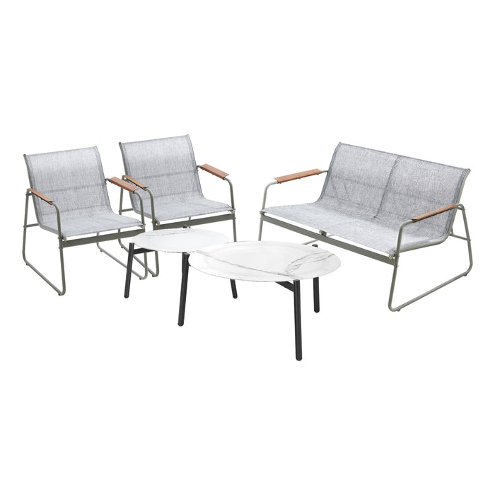 4 Seater Outdoor Lounge Setting Furniture Patio Coffee Table Set Armchair