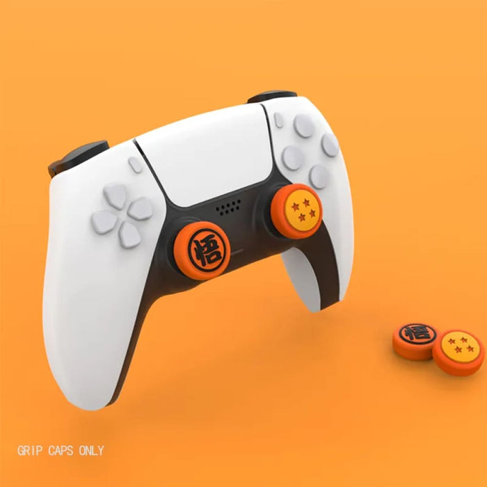 Orange Thumb Grip Caps Compatible Nintendo Switch Joypad